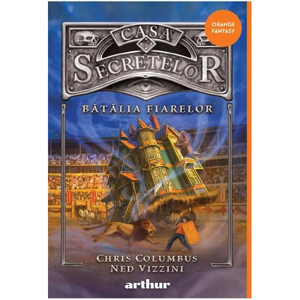 A DOUA CARTE DIN SERIA CASA SECRETELORCordelia Brendan si Eleanor nu se bucur&259; prea mult&259; vreme de averea pe care o de&539;ine familia lor Acum se confrunt&259; cu alte probleme Exilat&259; Vr&259;jitoarea Vântului nu mai pare o amenin&539;are pân&259; ce tat&259;l ei reu&537;e&537;te s-o g&259;seasc&259; Copiii nu se pot &539;ine departe de aventuriAjun&537;i din nou în c&259;r&539;ile lui Denver Kristoff cei trei au de 