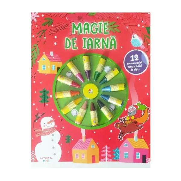 Joac&259;-te cu cele 12 minicreioane colorate &537;i însufle&539;e&537;te cât mai multe desene în alb &537;i negru 