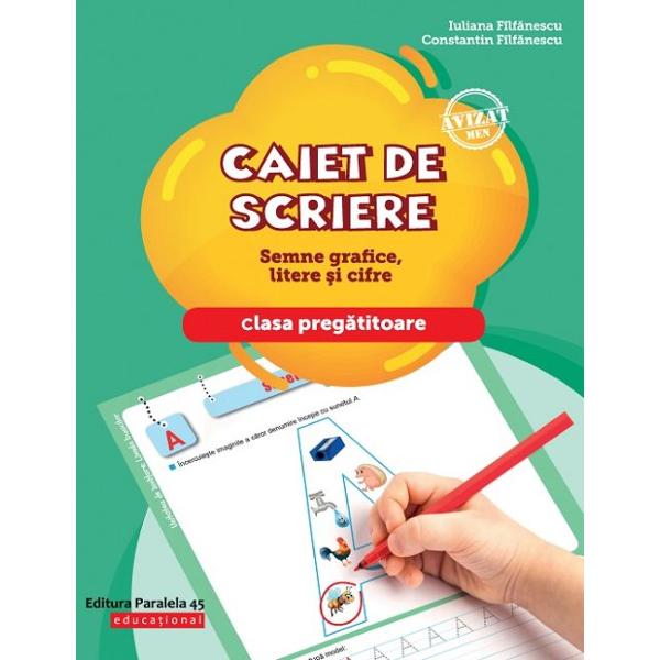 Dezvoltarea abilit&259;&355;ilor de scriere la clasa preg&259;titoare presupune c&226;teva repere psihologice &351;i pedagogice de care autorii lucr&259;rii sunt atent preocupa&355;i exersarea musculaturii fine a m&226;inii este o condi&355;ie de baz&259; pentru un act al scrierii con&351;tient controlat &351;i corect; atunci c&226;nd aceast&259; exersare se face &238;ntr-un context atractiv ludic a&351;a cum propune caietul de fa&355;&259; copilul nu mai 