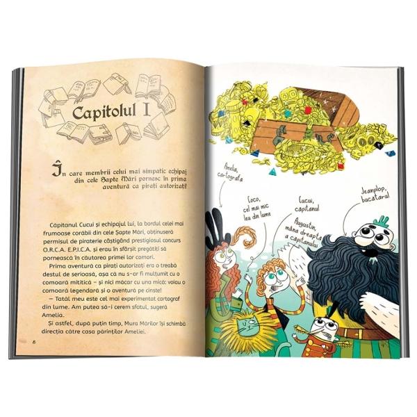 Descopera uimitoarele aventuri ale celui mai curajos si neobisnuit echipaj de pirati