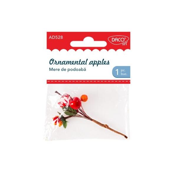 D&259; via&539;&259; &537;i culoare crea&539;iilor tale handmade cu merele ornamentale DACO AD528 Acest accesoriu decorativ este perfect pentru a ad&259;uga o not&259; proasp&259;t&259; &537;i festiv&259; aranjamentelor de toamn&259; decora&539;iunilor de Cr&259;ciun coroni&539;elor sau proiectelor DIY&10024; Detalii produsCon&539;ine 1 bucat&259;Material sârm&259; textil plastic polistirenDimensiune 13 