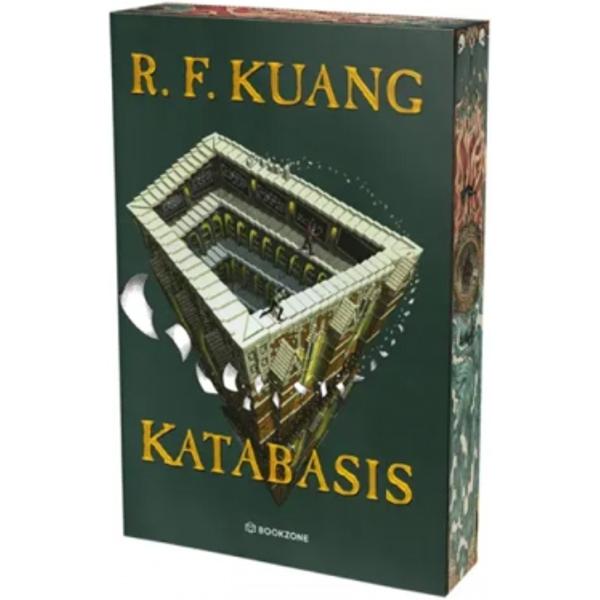 Ai coborî în Iad pentru o scrisoare de recomandareÎn Katabasis doi studen&539;i doctoranzi rivali coboar&259; în Infern pentru a salva sufletul mentorului lor &537;i implicit cariera lor academic&259; Este un enemies to lovers diabolic de amuzant inspirat de Infernul lui Dante mitul lui Orfeu &537;i semnat de R F Kuang autoarea fenomenului literar Yellowface &537;i a bestsellerului 1 New York Times BabelKatabasis substantiv din 