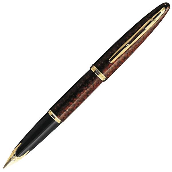 Stilou Waterman Carene Marine Amber GT S0700880 Stiloul Waterman din seria Carene Marine Amber se distinge prin designul s&259;u extravagant într-o edi&539;ie clasic&259;Corpul stiloului este realizat din lac negru &537;i chihlimbar &537;i finisat cu aur de 23kAcesta este un produs extrem de luxos realizat din materiale nobile Finisaje placate cu aur de 23 de carate stiloul este prev&259;zut cu o peni&539;&259; din 