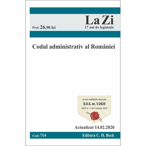 Necesitatea codific&259;rii legisla&539;iei din domeniul administra&539;iei publice a reprezentat o problematic&259; mult dezb&259;tut&259; în doctrina juridic&259; Nevoia lu&259;rii unor m&259;suri de reform&259; a administra&539;iei publice a c&259;ror reglementare nu mai putea fi amânat&259; apari&539;ia unor situa&539;ii excep&539;ionale a numeroase disfunc&539;ionalit&259;&539;i &537;i chiar blocaje la nivelul unor unit&259;&539;i 