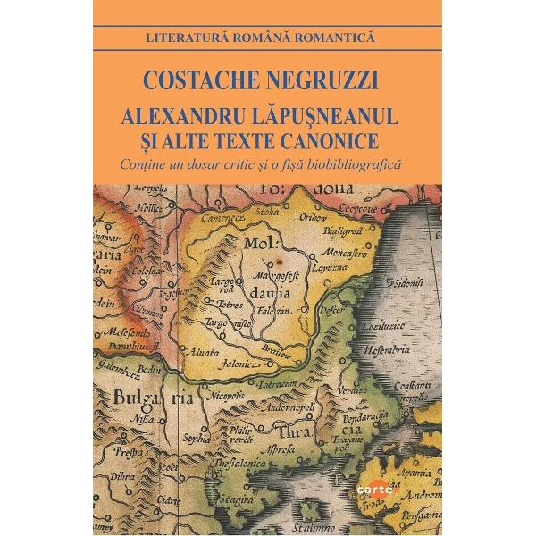 Alexandru Lapusneanul si alte texte canoniceNuvela Alexandru Lapusneanul de Costache Negruzzi este prima nuvela istorica din literatura romana o capodopera ca specie si un model pentru autorii care au cultivat-o ulterior …Nuvela are ca tema evocarea artistica a unei perioade zbuciumate din istoria Moldovei la mijlocul secolului al XVI-lea; cea de-a doua domnie a lui Alexandru Lapusneanul 1564-1569 lupta pentru impunerea autoritatii domnesti si consecintele 