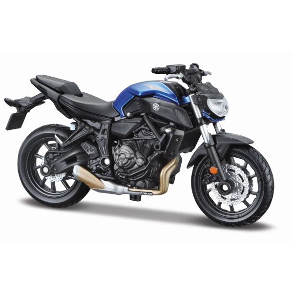 Traieste experienta supersport la scara redusa cu aceasta motocicleta in miniatura YAMAHA parte din gama exclusivista Maisto Special Edition Reprodusa la scara 118 aceasta replica surprinde perfect spiritul unei legende pe doua roti recunoscuta pentru viteza agilitate si designul agresiv Construita din metal turnat die-cast cu elemente din plastic de calitate motocicleta impresioneaza prin atentia la detalii carenaj aerodinamic motor fin conturat suspensii realiste si evacuare 