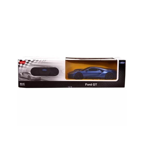 Copilul dumneavoastra se poate juca in voie cu masina cu telecomanda Ford GT scara 1 la 24 oferita de brandul international Rastar Nicio cursa nu este imposibil de castigat cu acesta masinuta replica oficiala cu licenta a modelului original construita cu mare atentie la detalii Masinuta are proportiile ideale pentru momente pline de distractie si amuzament avand dimensiunile in centimetri dupa cum urmeaza  1899252Masinuta functioneaza pe frecventa de 24GAlimentarea se face astfel  