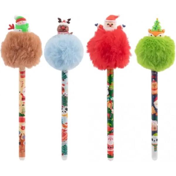 Adaug&259; un strop de magie în scrisul t&259;u cu rollerul PomPom Happy Color Cerneala termosensibil&259; î&539;i permite s&259; corectezi u&537;or orice gre&537;eal&259; — pur &537;i simplu &537;terge textul prin frecare iar pagina r&259;mâne impecabil&259; Fiecare roller are un design vesel decorat cu pompoane tematice de Cr&259;ciun &537;i patru modele diferite de 