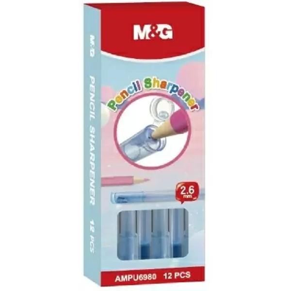Ascu&539;itoarea M&G este conceput&259; special pentru creioanele colorate mecanice oferind o ascu&539;ire precis&259; a vârfului minei f&259;r&259; a deteriora corpul creionului Practic&259; &537;i curat&259; este ideal&259;pentru &537;coal&259; birou sau activit&259;&539;i artisticeAscu&539;itoare pentru creion colorat mecanic M&GForma sa special&259; permite ascu&539;irea doar a vârfului minei f&259;r&259; riscul de 
