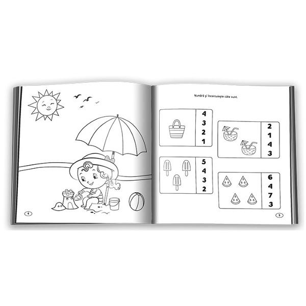 În Îmi place VARA copilul va putea• s&259; g&259;seasc&259; perechi de elemente &537;i diferen&539;e;• s&259; numere &537;i s&259; completeze &537;iruri;