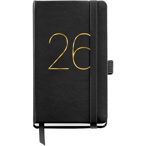 Agenda Miquelrius Passport 90x140 mm datata saptamanala Chester Black MR31277