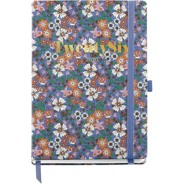 Agenda Miquelrius Plus 155x213 mm datata zilnic Blooming Natura CAT MR22693
