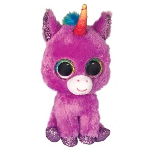 Jucarie de plus TY Beanie Boos - Unicorn mov 24 cm TY36464