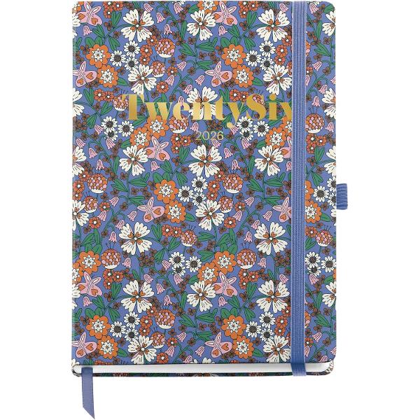 Agenda Miquelrius Plus 155x213 mm datata saptamanal Blooming Natura MR22692