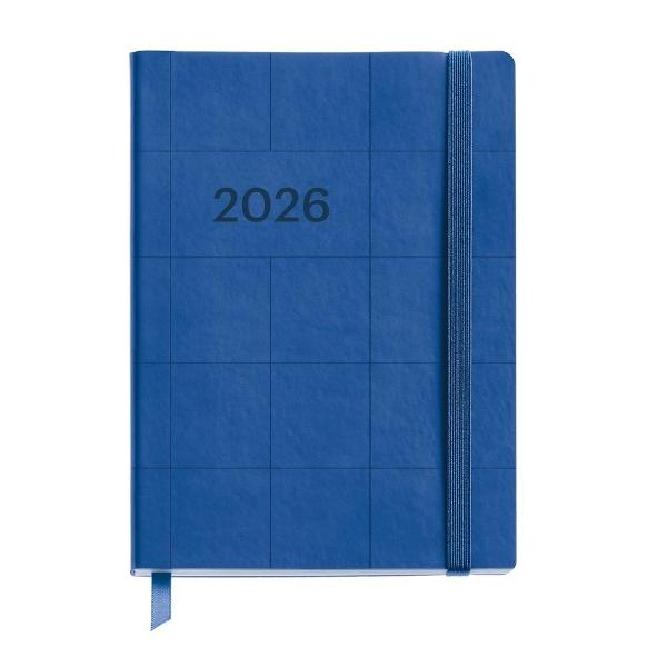 Agenda Journal Miquelrius 122x168 mm datata saptamanal Squares Navy MR33169