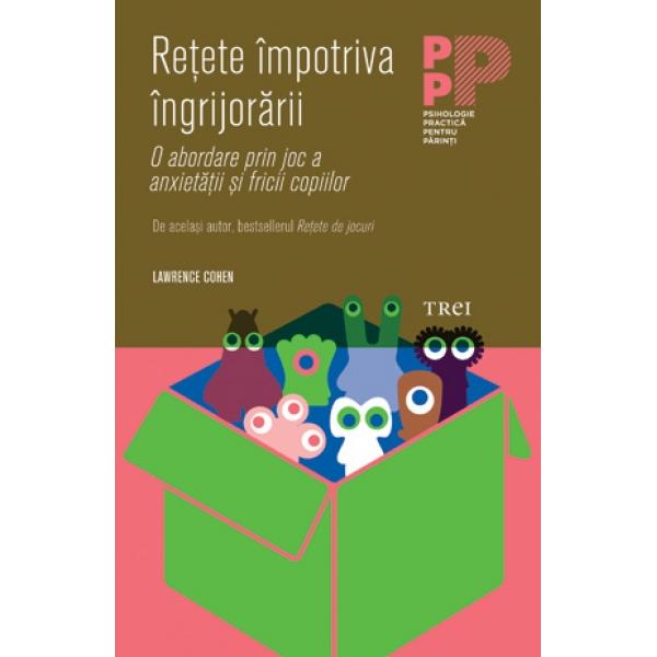 De acelasi autor bestsellerul Retete de jocuri   Multi parinti se simt neputinciosi cand copiii lor devin anxiosi mai ales cand incercarile de a i linisti nu dau rezultat Retete impotriva ingrijorarii ofera numeroase idei pentru a i ajuta pe copii sa se simta in siguranta si plini de incredere Autorul descrie cauzele si simptomele anxietatii copiilor si explica modul in care copiii isi pot depasi chiar si cele mai ingrozitoare frici in cadrul unei relatii in care iubirea si grija parintilor 