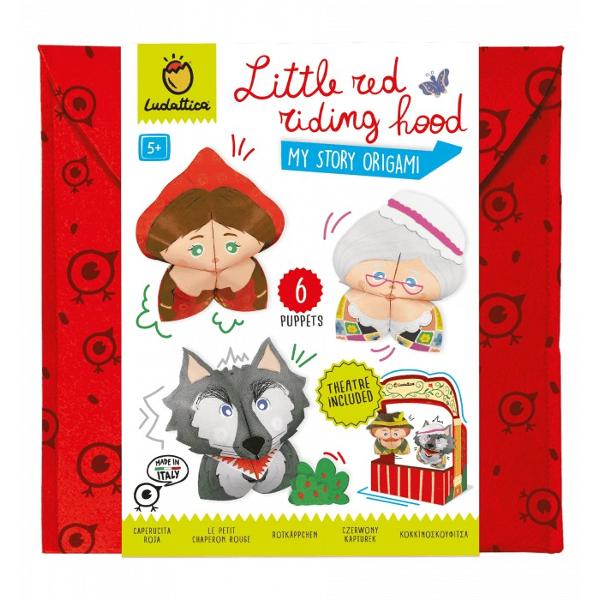 Set de Teatru de P&259;pu&537;i Origami – Scufi&539;a Ro&537;ie 5 aniDescoperi&539;i magia fuziunii dintre arta origami &537;i pove&537;tile fermec&259;toare cu acest set original de jocuri inspirat de povestea „Scufi&539;a Ro&537;ie” Conceput pentru a transforma copiii în adev&259;ra&539;i povestitori acest pachet le permite s&259; creeze personaje de basm precum Scufi&539;a Ro&537;ie &537;i lupul folosind tehnici de 