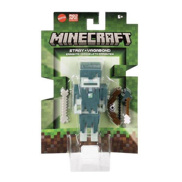 Creeaza exploreaza si supravietuieste cu figurile Minecraft Aceste figurine de actiune au fost create in mod autentic folosind designul pixelat al jocului video asa ca sunt grozave pentru joc si afisare Articulatiile mobile permit personajelor emblematice sa atinga ipostaze de actiune Fiecare figurina vine cu o piesa Build A Portal Jucatorii le pot colecta pe toate pentru a construi un portal complet Minecraft End care este de doua ori mai inalt decat figura Este un cadou grozav pentru 