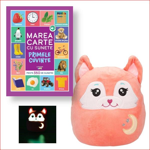 Descoper&259; combina&539;ia perfect&259; între joac&259; &537;i înv&259;&539;areInclude cartea bestseller „Bebe înva&539;&259; Marea carte cu sunete” plin&259; de imagini colorate &537;i sunete care stimuleaz&259; curiozitatea copilului strong 