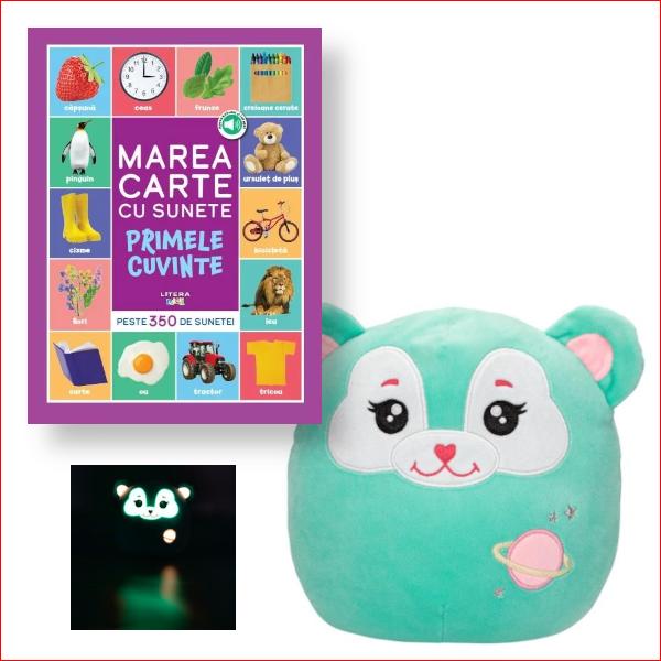 Descoper&259; combina&539;ia perfect&259; între joac&259; &537;i înv&259;&539;areInclude cartea bestseller „Bebe înva&539;&259; Marea carte cu sunete” plin&259; de imagini colorate &537;i sunete care stimuleaz&259; curiozitatea copilului strong 