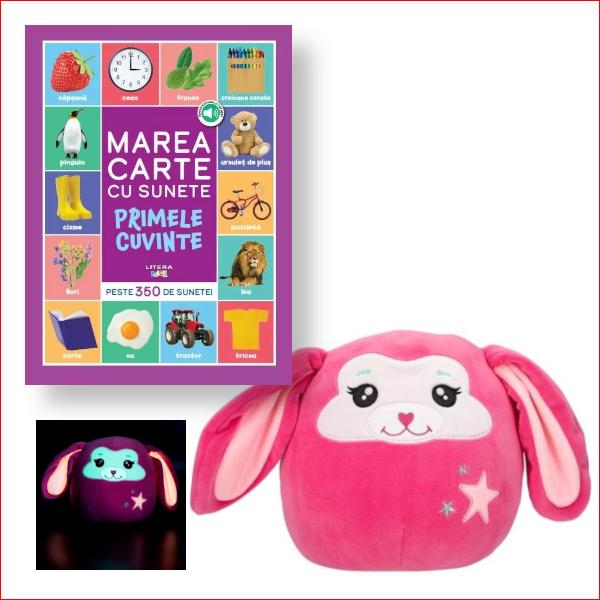 Descoper&259; combina&539;ia perfect&259; între joac&259; &537;i înv&259;&539;areInclude cartea bestseller „Bebe înva&539;&259; Marea carte cu sunete” plin&259; de imagini colorate &537;i sunete care stimuleaz&259; curiozitatea copilului strong 