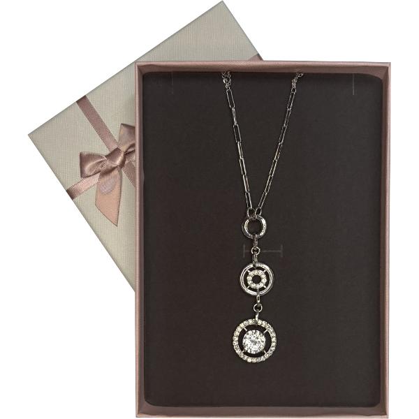 Colier alama  rodiat cristale  50 7cm 6045