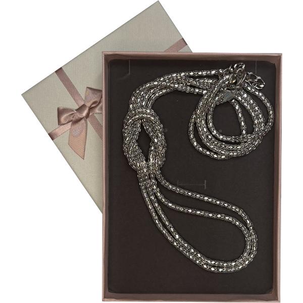 Colier alama  rodiat 2 siraguri  50 7cm 6044