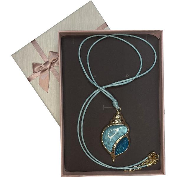 Colier alama auriu pe fir textil 90 5cm 7812