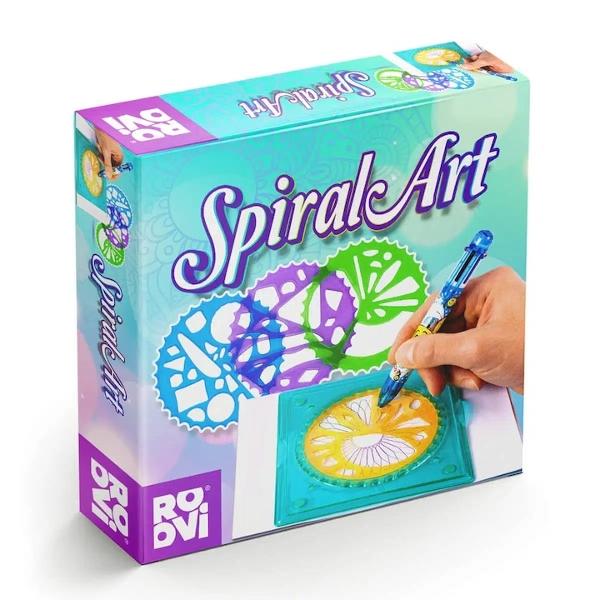 Setul Spiral Art este perfect pentru copiii care isi doresc sa isi exprime creativitatea si sa dezvolte abilitatile de coordonare si concentrare Impreuna cu cele 4 sabloane incluse copiii pot crea mandale colorate si unice care pot ajuta la dezvoltarea intuitiei si a capacitatii de comunicareSpiral Art este o modalitate minunata de a ajuta copiii sa atinga echilibrul sa se relaxeze si sa se conecteze cu ei insisi prin joc In plus activitatea de creare a mandalelor poate fi o 