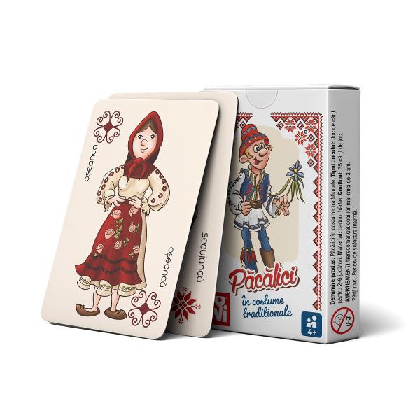 Din Maramure&537; pân&259; în Dobrogea personaje amuzante î&537;i etaleaz&259; portul popular cu mândrie &537;i veselie G&259;se&537;te-le perechea &537;i distreaz&259;-te pe cinste cu to&539;i membrii familiei sau cu cei mai buni prieteniÎ&539;i mai aminte&537;ti cum era în copil&259;rie când P&259;c&259;lici aduna laolalt&259; to&539;i copiii de pe scara blocului &537;i nimeni nu intra în cas&259; pân&259; 