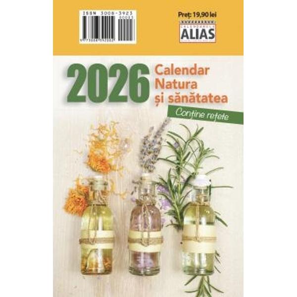 Calendar natura si sanatatea 2026 365 file Alias Publishing 