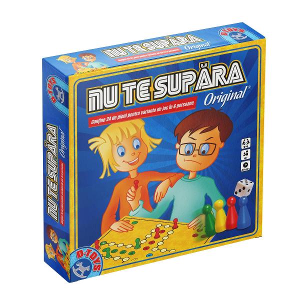 Redescoper&259; pl&259;cerea jocului de societate clasic împreun&259; cu copiii sau prietenii cu Nu te sup&259;ra Original Jocul are în spate o tradi&539;ie de câteva secole iar o dat&259; cu trecerea timpului nu &537;i-a pierdut popularitatea Cu siguran&539;&259; &537;i copilul t&259;u va deveni un mare fan mai ales dac&259; îl ve&539;i juca împreun&259; în familieNu te sup&259;ra 
