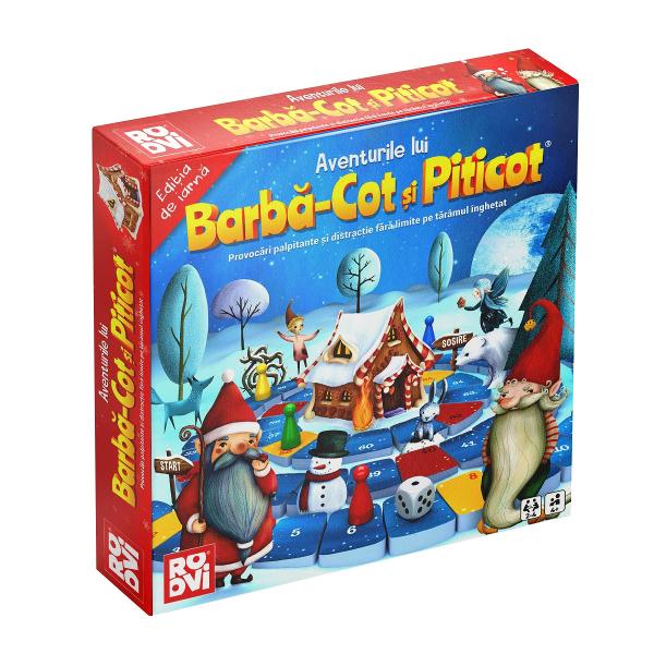 Descoper&259; Aventurile lui Barb&259;-Cot &537;i Piticot un joc palpitant care aduce multe zâmbete &537;i distrac&539;ie în familie în serile reci de iarn&259;Preg&259;te&537;te-te pentru o c&259;l&259;torie plin&259; de surprize într-un t&259;râm acoperit de z&259;pad&259; al&259;turi de Barba-Cot &537;i Piticot Fiecare pas pe drumul înghe&539;at î&539;i poate aduce noi provoc&259;ri de la poteci 