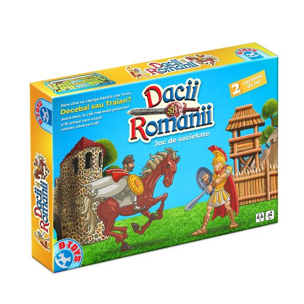 Ce ob&539;ii când pui împreun&259; strategie prieteni pu&539;in&259; istorie &537;i mult&259; voie bun&259; Ob&539;ii jocul Dacii &537;i Romanii un super joc de strategie foarte îndr&259;git &537;i popular în rândul juc&259;torilor de board gamesGândit ca un joc pentru 2 persoane Dacii &537;i Romanii este mai mult decât strategie Este un joc provocator inspirat din istoria românilor cu multe posibilit&259;&539;i 