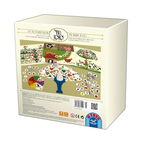 Hai cu Piki Koko la &539;ar&259; Porne&537;te &icirc;ntr-o aventur&259; de neuitat cu p&259;unul simpatic &537;i descoper&259; printr-un joc de societate adorabil toate animalele de la ferm&259; precum &537;i fructele &537;i legumele din gr&259;dina bunicii&nbsp;Piki Koko la &539;ar&259; este un joc de societate educa&539;ional intuitiv &537;i distractiv ideal pentru micii exploratori cu v&acirc;rsta peste 4 ani Jocul include un mecanism special &icirc;n 