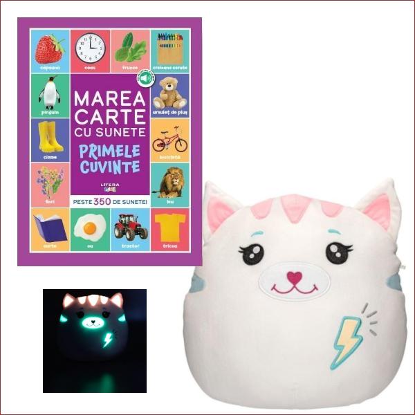 Descoper&259; combina&539;ia perfect&259; între joac&259; &537;i înv&259;&539;areInclude cartea bestseller „Bebe înva&539;&259; Marea carte cu sunete” plin&259; de imagini colorate &537;i sunete care stimuleaz&259; curiozitatea copilului strong 