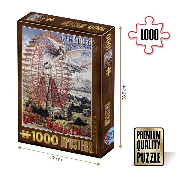 Pasionat de stilul vintage &537;i de jocurile puzzle Descoper&259; cea mai mare gam&259; de puzzle 1000 piese cu ilustra&539;ii de colec&539;ie din secolele trecute &537;i fii posesorul unei colec&539;ii de tablouri vintage create de mâinile taleImagineaz&259;-&539;i c&259; te afli în Parisul anilor 1900 &537;i admiri o construc&539;ie fabuloas&259; Marea roat&259; din celebrul ora&537; francezi Ce senza&539;ie unic&259; nu-i a&537;a Puzzle 1000 