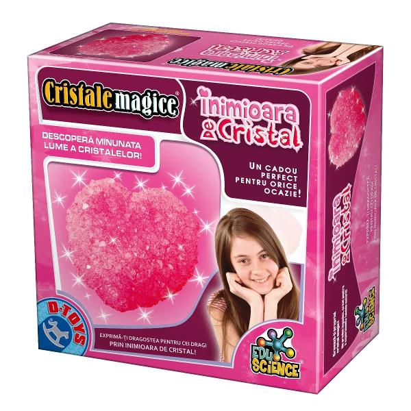 În lumea feti&539;ei tale totul e roz Micu&539;a ta ador&259; inimioarele &537;i accesoriile feminine care îi decoreaz&259; camera Ofer&259;-i Inimioara de cristal de la ROOVI un set creativ &537;i o activitate distractiv&259; &537;i educativ&259;Copiii ador&259; s&259; creeze cu mâinile lor obiecte decorative pe care le p&259;streaz&259; pentru ei sau le ofer&259; în dar celor dragi Setul creativ EduScience Inimioar&259; de cristal 