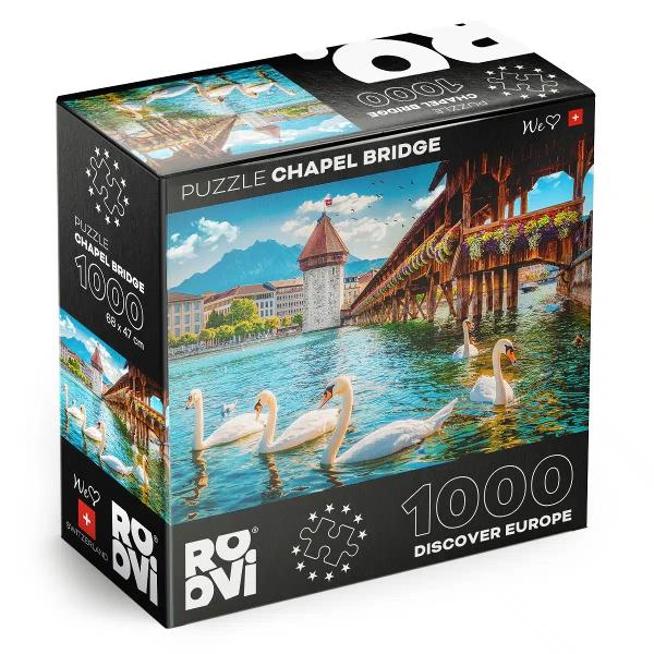 Cau&539;i un cadou deosebit sau poate vrei s&259; alungi plictiseala zilelor mohorâte Mergi la sigur cu Puzzle 1000 piese – Chapel Bridge Lucerna Elve&539;iaChapel Bridge din Lucerna este simbolul Elve&539;iei &537;i o atrac&539;ie turistic&259; foarte popular&259; Cunoscut &537;i sub denumirea de Kapellbrücke podul a fost construit în secolul al XIV-lea &537;i este considerat cel mai vechi pod de lemn acoperit din 