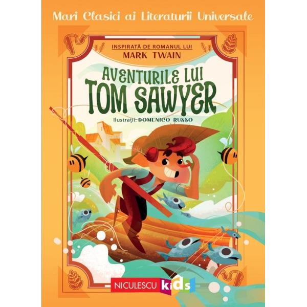 Tom Sawyer este un b&259;ie&539;el foarte iste&539; &537;i inventiv dar în acela&537;i timp &537;i un mare pozna&537; Pus mereu pe &537;otii e în stare s&259; n&259;scoceasc&259; farse incredibile &537;i s&259; pun&259; la cale planuri complicate doar ca s&259; scape de pedepsele m&259;tu&537;ii Polly &537;i s&259;-&537;i petreac&259; timpul pe malul fluviului Mississippi al&259;turi de prietenul s&259;u Huck – asta pân&259; când se va 
