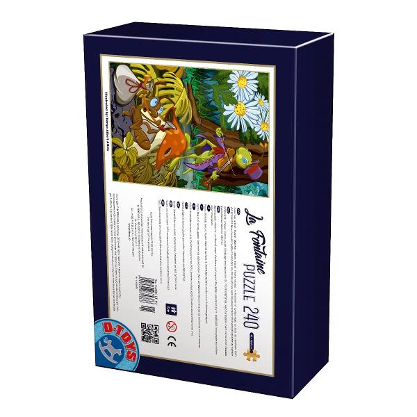 Asambleaz&259; acest puzzle superb de 240 piese cu ilustra&539;ii deosebite pentru a reconstitui o scen&259; dr&259;gu&539;&259; din povestea lui Jean de la Fontaine Greierele &537;i furnica