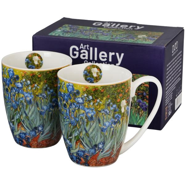 Setul „Irises” include dou&196;&131; c&196;&131;ni elegante realizate din por&197;&163;elan fin cu un design care celebreaz&196;&131; frumuse&197;&163;ea stilizat&196;&131; a florilor — irisii picta&197;&163;i în nuan&197;&163;e vibrante Decorul floral în culori puternice adaug&196;&131; un aer viu &200;&153;i proasp&196;&131;t fiec&196;&131;rei b&196;&131;uturi dând un plus de stil &200;&153;i 