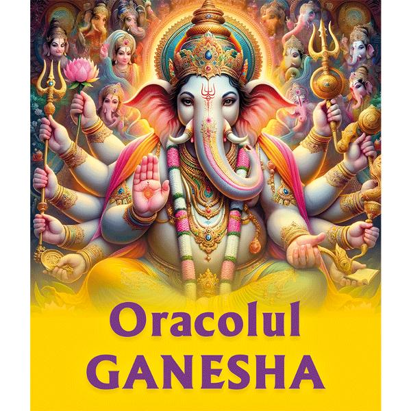 Ganesha sau Ganapati este un Zeu extrem de popular in India Este Zeul intelepciunii practice stiintelor educatiei cunoasterii literaturii artelor finantelor Domnul Shiva a stabilit ca Ganapati este demn de a fi venerat de fiintele umane la inceputul oricarui demers &ndash; casatorie calatorie expeditie studiu etc Venerandu-l pe Domnul Ganesha mamele spera sa dobandesca formidabilele sale virtuti pentru copiii lor In traditia hindusa toate 