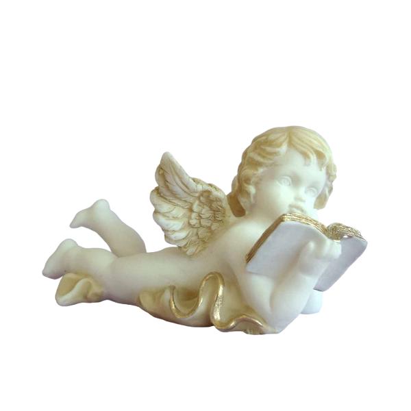 Figurina inger din alabastru&nbsp;13 cm lucrata cu atentie la detalii Perfecta pentru colectii cadouri sau pentru a adauga un strop de eleganta si spiritualitate in decorul casei tale Finisajul natural al alabastrului ii confera un aspect delicat si luminos