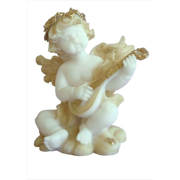 Figurina inger din alabastru inaltime 9 cm lucrata cu atentie la detalii Perfecta pentru colectii cadouri sau pentru a adauga un strop de eleganta si spiritualitate in decorul casei tale Finisajul natural al alabastrului ii confera un aspect delicat si luminos