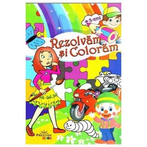 Carticica le ofera copiilor posibilitatea de a se amuza colora si invata in acelasi timpAtat educativa cat si distractiva aceasta carte de colorat ofera celor mici un spatiu de lucru generos unde imaginatia lor se poate desfasura in voie imbinand in mod distractiv cititul si coloratulUn mediu incapator aerisit si placut este vital pentru stimularea creativitatiiTextele insotitoare completeaza desenele de dimensiuni mari cu contururi precise si permit pana si 