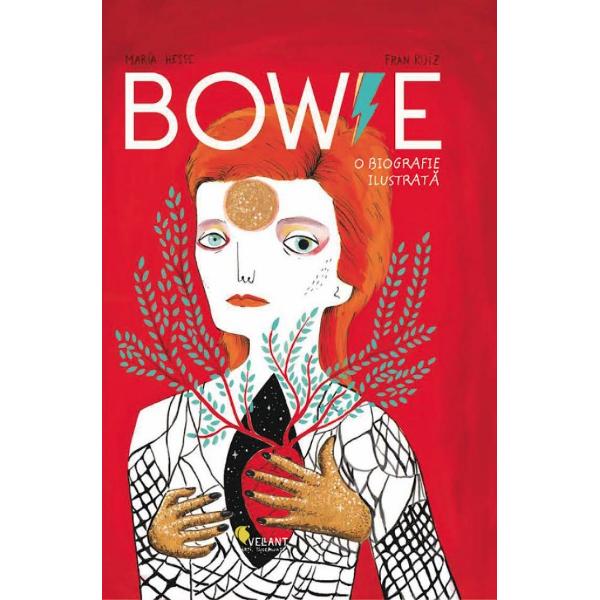 David Bowie a fost un maestru al artificiului si al reinventarii In acelasi spirit Maria Hesse si Fran Ruiz au creat o poveste vie a vietii lui David Robert Jones de la copilaria sa modesta la statutul de superstar incheind cu ultimele sesiuni de inregistrari de dupa diagnosticarea canceruluiNarata din perspectiva starului rock Bowie O biografie ilustrata reda in mod colorat atat momentele personale cat si pe cele 