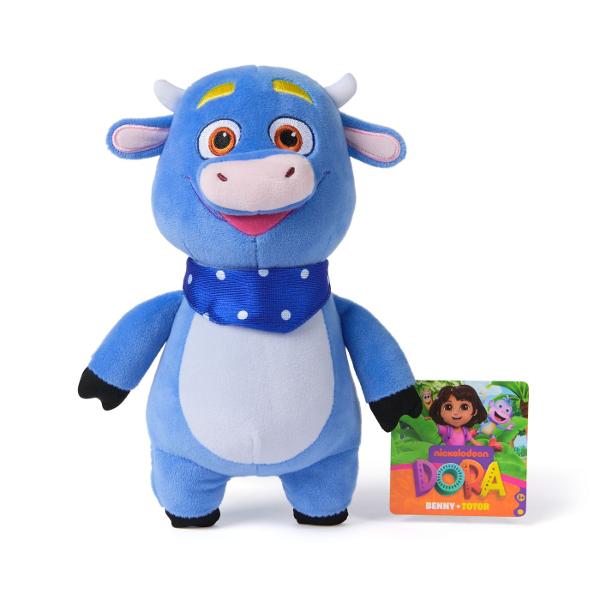 Acest plus inspirat din universul Dora este realizat din materiale moi si placute la atingere fiind ideal pentru joaca imbratisare si momentele de relaxare ale copiilor Designul colorat si prietenos il face usor de recunoscut si atractiv iar dimensiunea sa este potrivita pentru mainile celor mici putand fi oriunde cu usurinta Jucaria incurajeaza jocul de rol imaginatia si dezvoltarea emotionala oferind copiilor un companion de incredere in aventurile zilnice Este o alegere potrivita 