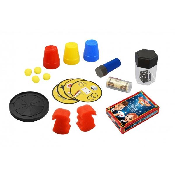 Pregateste-ti spectacolul de magie cu 50 de trucuri urmareste videoclipurile si invata in ritmul tau cu instructiuni pas cu pas Setul Miraculos include trucuri emblematice cum ar fi zarurile explozive si teleportareaInclude accesorii magice pentru mentalism prim-plan si trucuri cu cartiCoduri QR pentru a scana videoclipuri onlineDimensiuni 