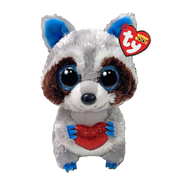 Jucarie de plus TY Beanie Boos - Thief raton cu inima 15 cm TY37395